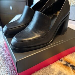 Vince Camuto Black Leather Heels